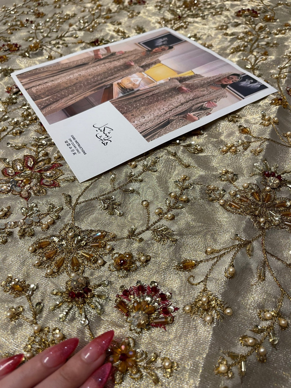 Haris Shakeel – Maharani (Ivory Gold) - Eemie's Studio