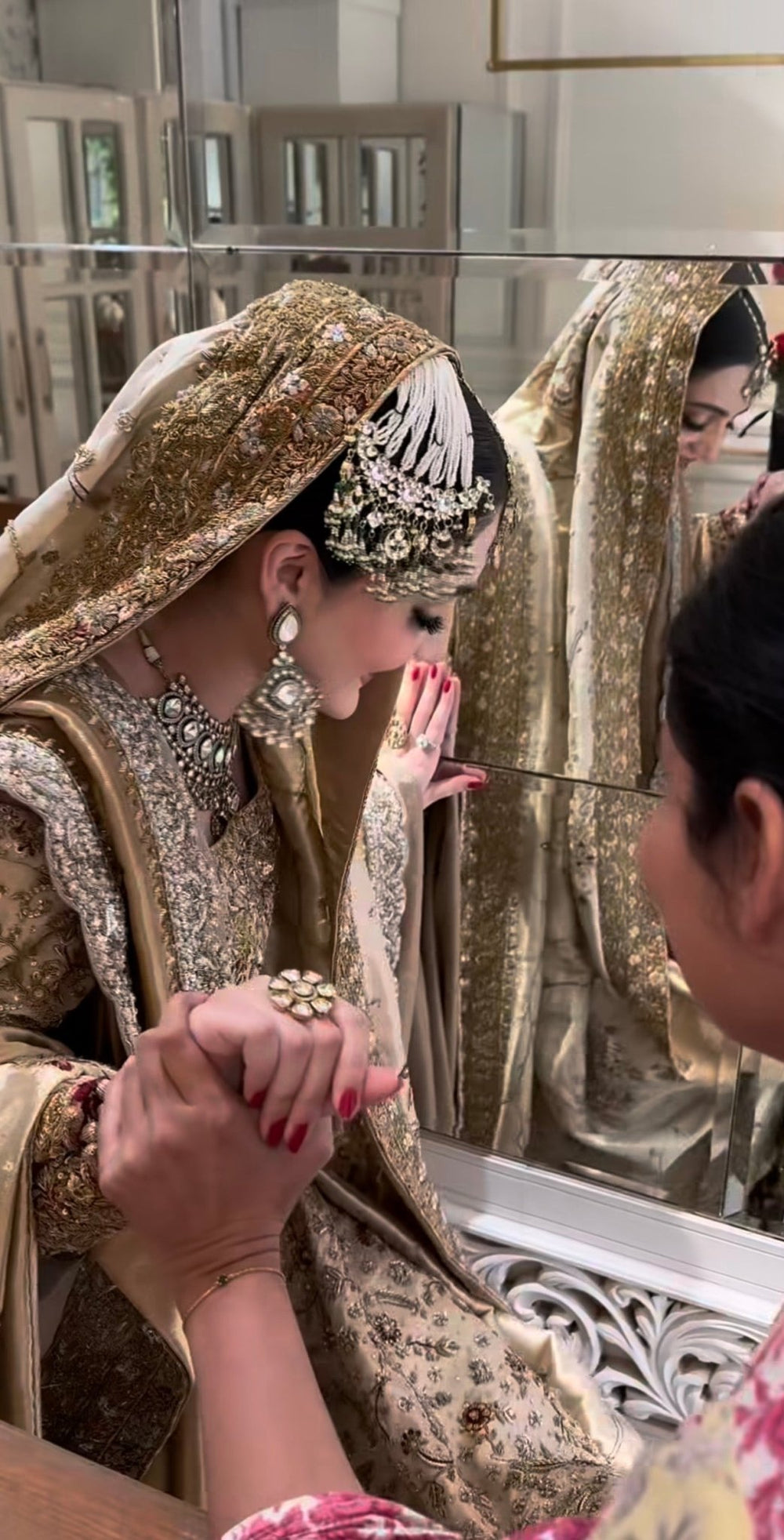 Haris Shakeel – Maharani (Ivory Gold) - Eemie's Studio