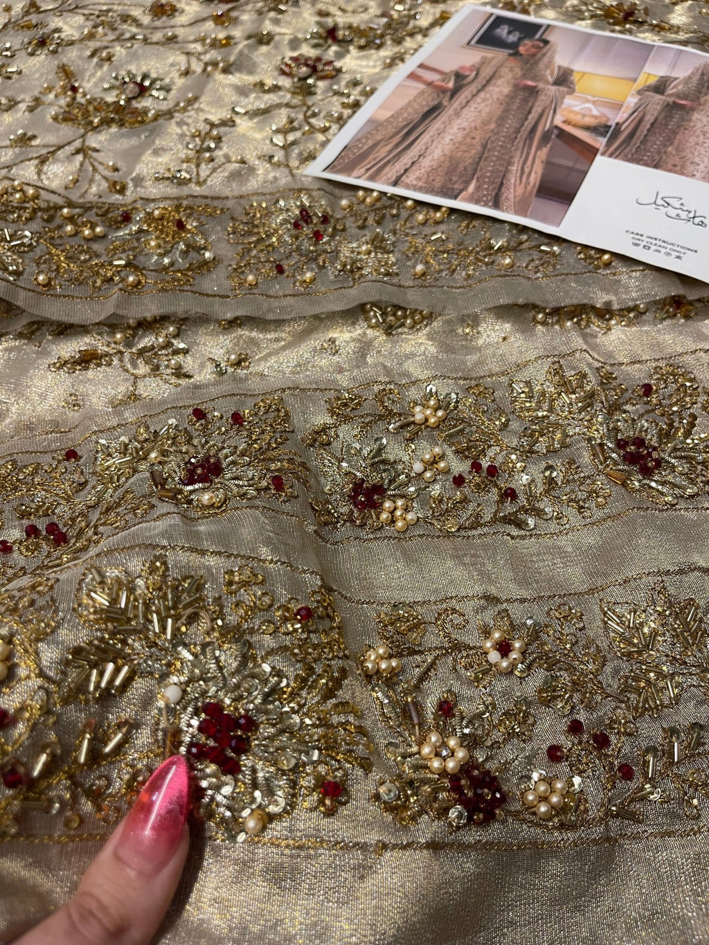 Haris Shakeel – Maharani (Ivory Gold) - Eemie's Studio