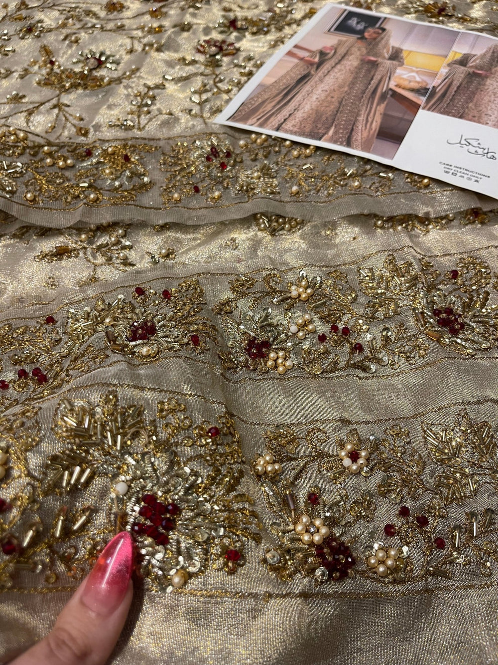 Haris Shakeel – Maharani (Ivory Gold) - Eemie's Studio