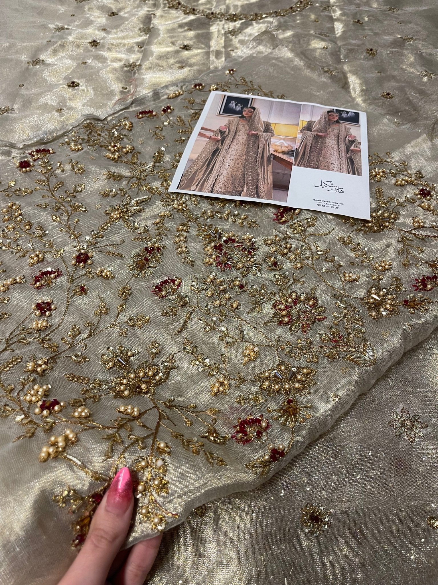 Haris Shakeel – Maharani (Ivory Gold) - Eemie's Studio
