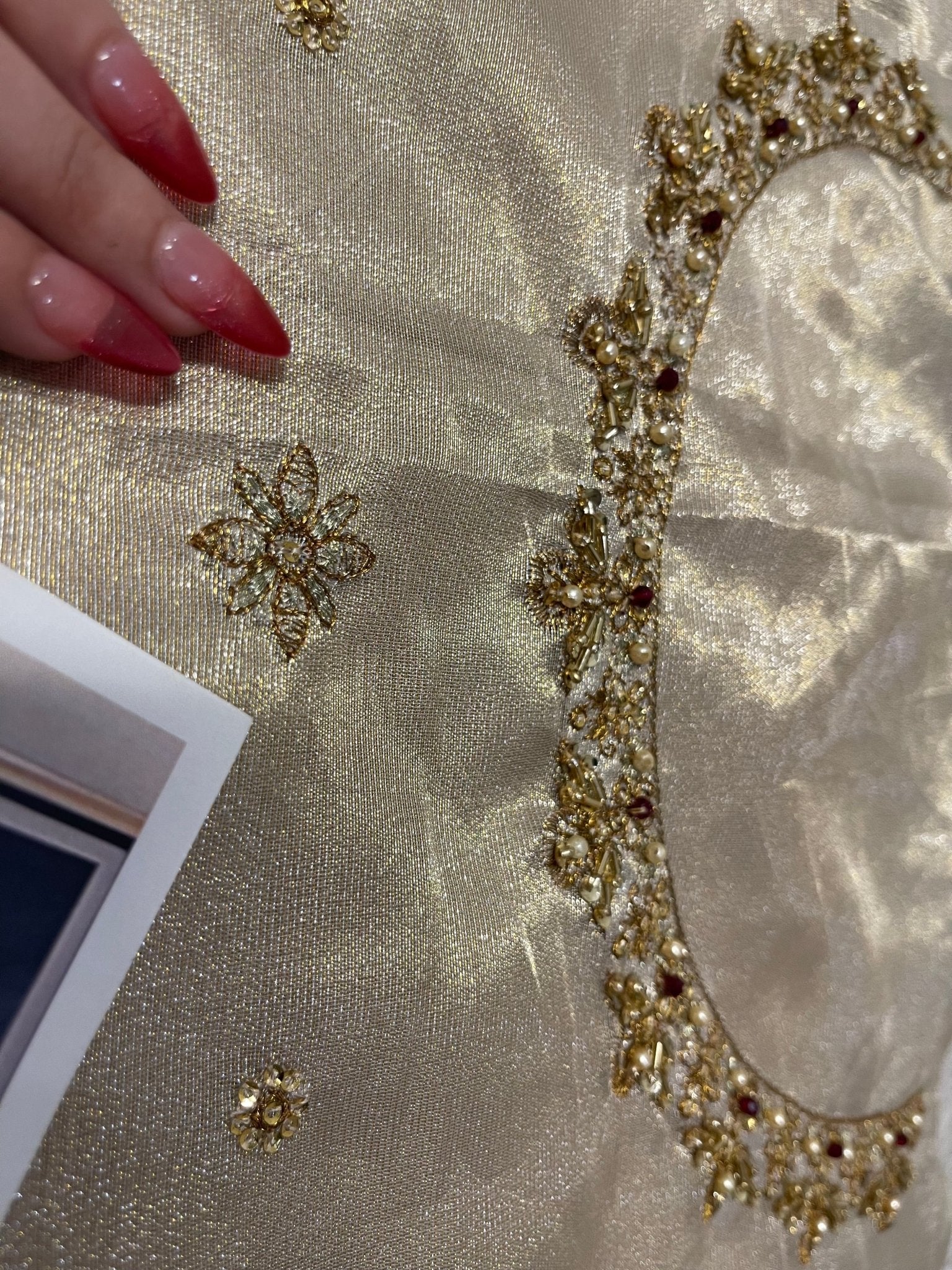 Haris Shakeel – Maharani (Ivory Gold) - Eemie's Studio