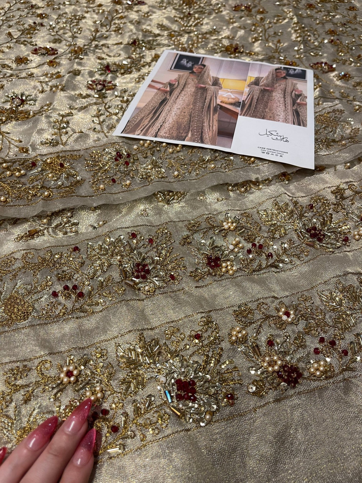 Haris Shakeel – Maharani (Ivory Gold) - Eemie's Studio