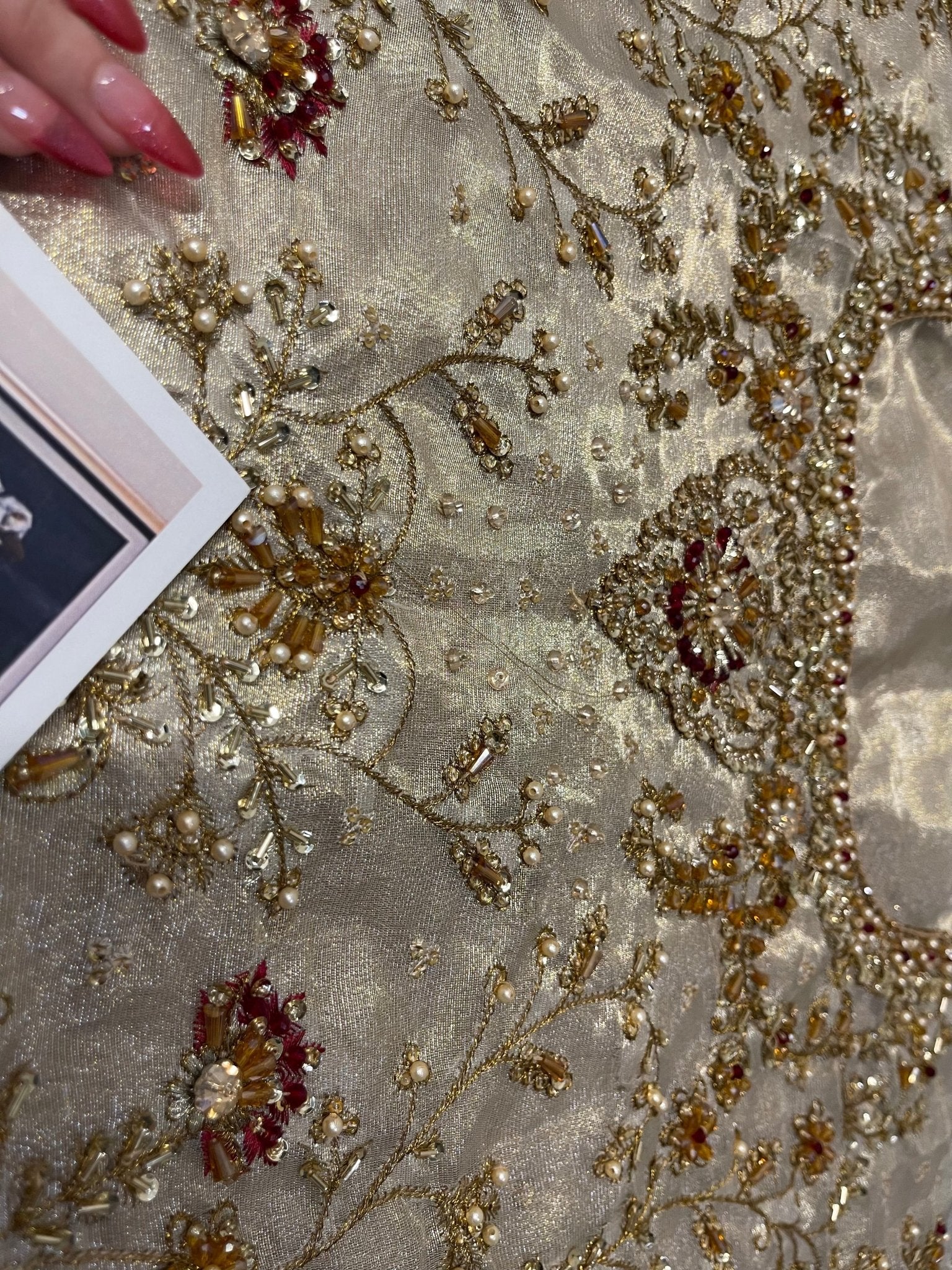 Haris Shakeel – Maharani (Ivory Gold) - Eemie's Studio