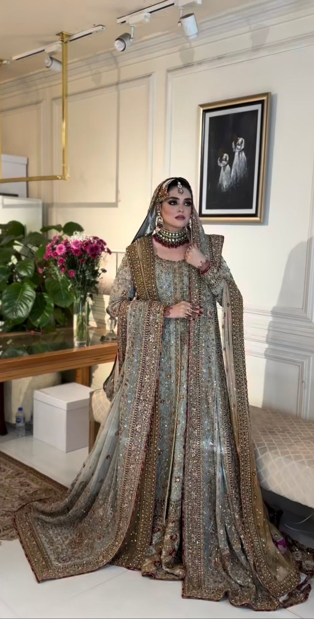 Haris Shakeel - Maharani (Light Cinderella Blue) - Eemie's Studio