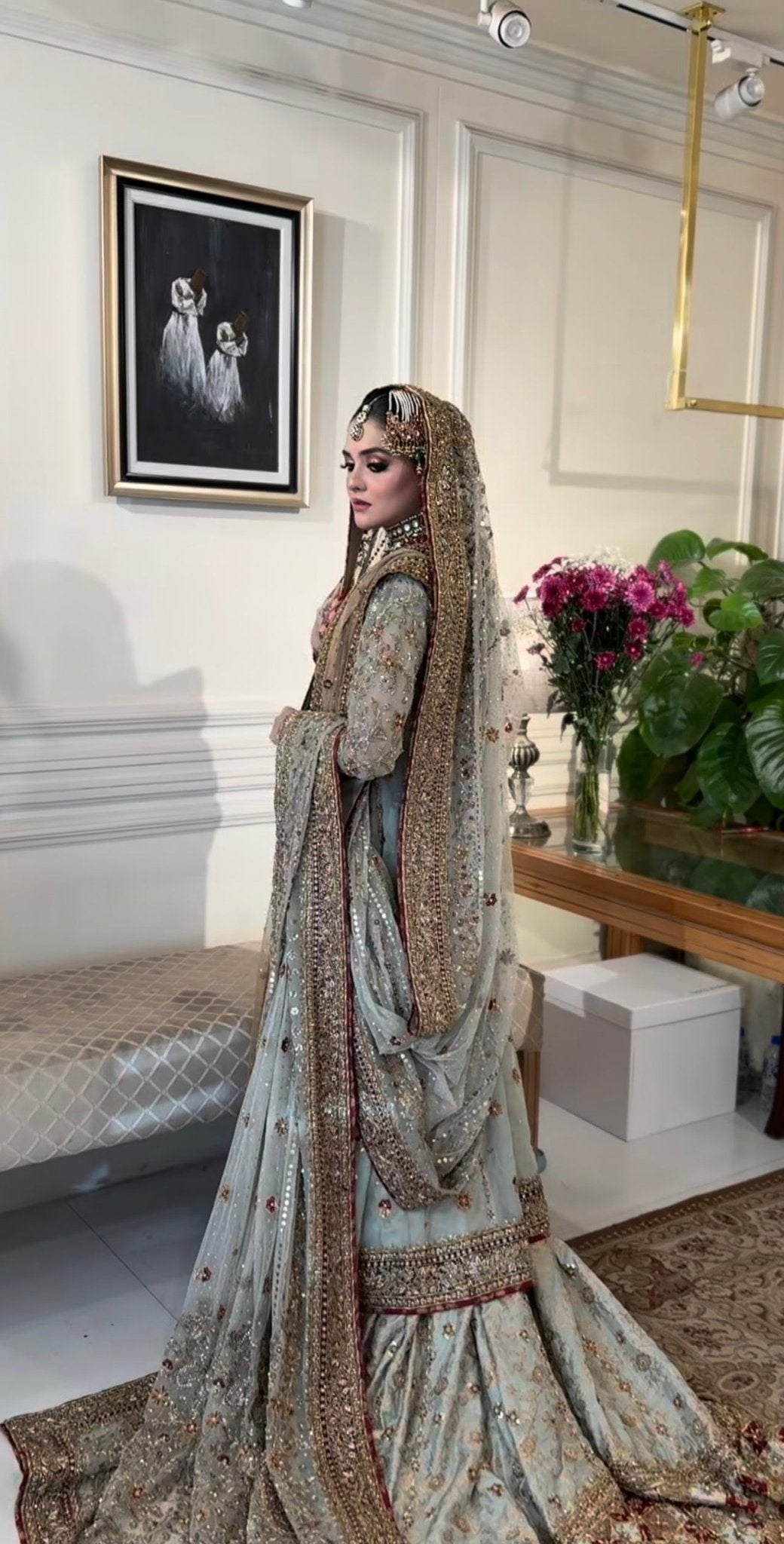 Haris Shakeel - Maharani (Light Cinderella Blue) - Eemie's Studio