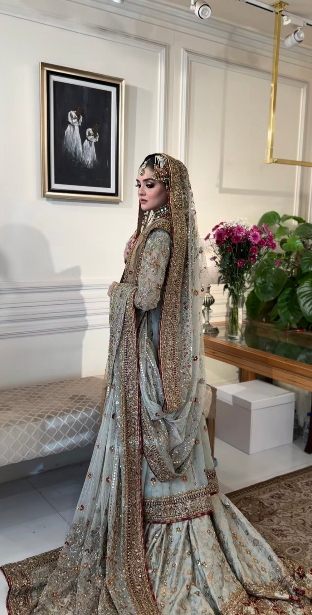 Haris Shakeel - Maharani (Light Cinderella Blue) - Eemie's Studio