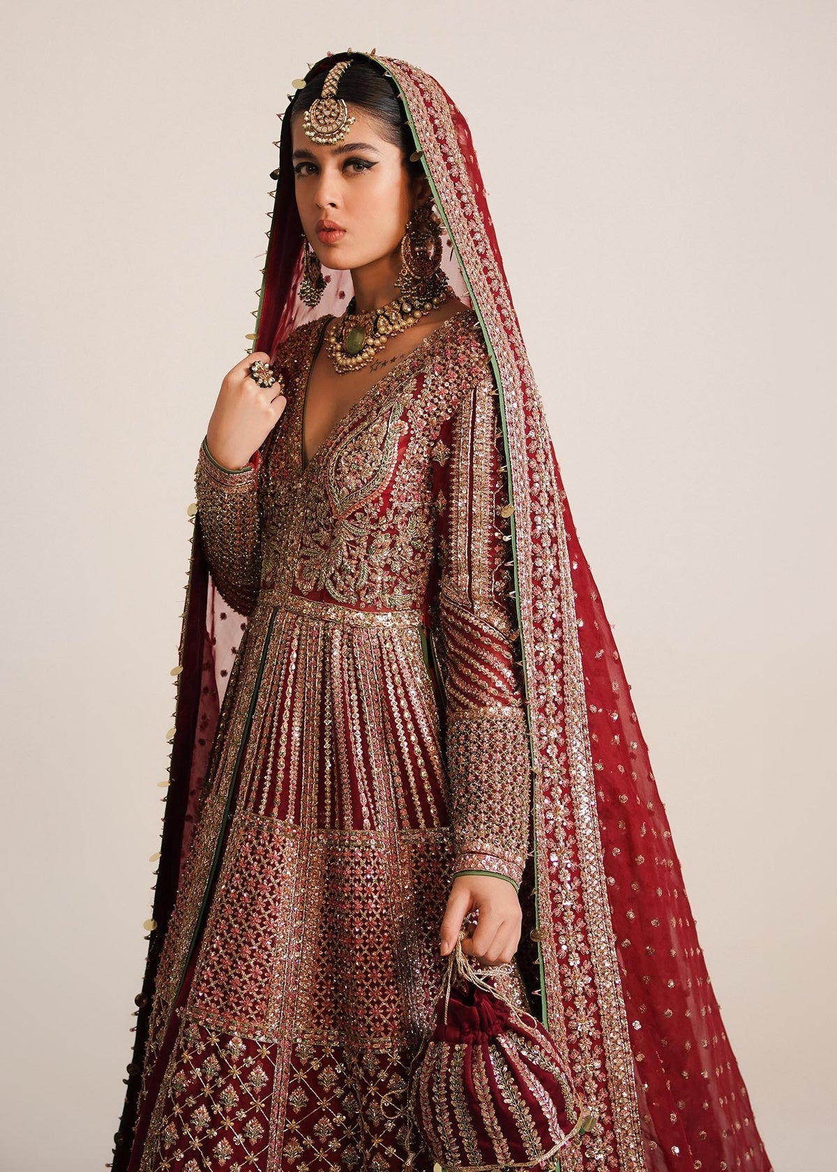 Hussain Rehar - Sarang (Emerald Green Colour Customised) - Eemie's Studio
