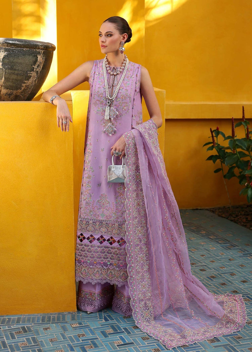 Kanwal Malik Luxury Lawn - Celia - Eemie's Studio