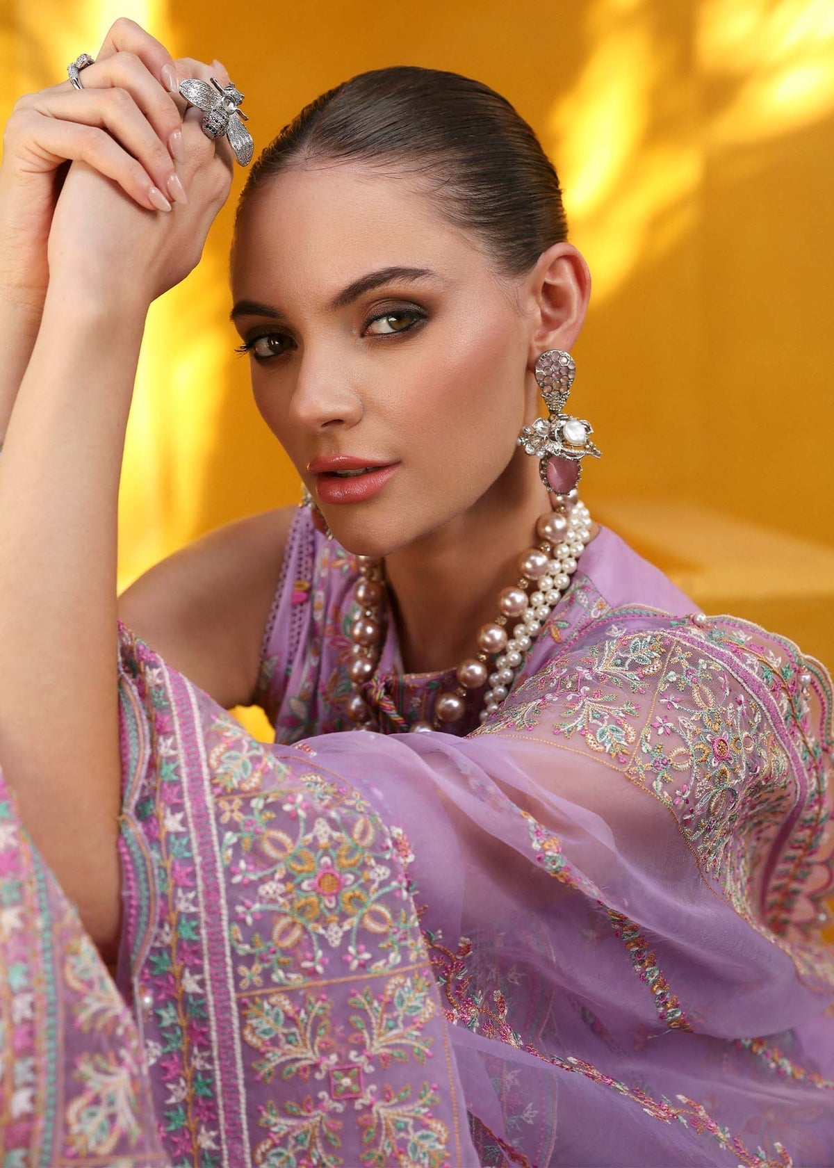 Kanwal Malik Luxury Lawn - Celia - Eemie's Studio