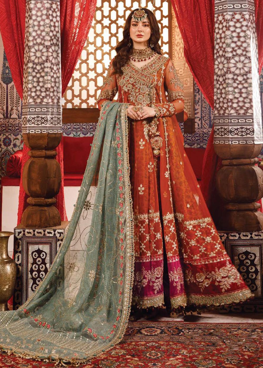 Maria B Mbroidered Wedding Edition D6 - Eemie's Studio Main image