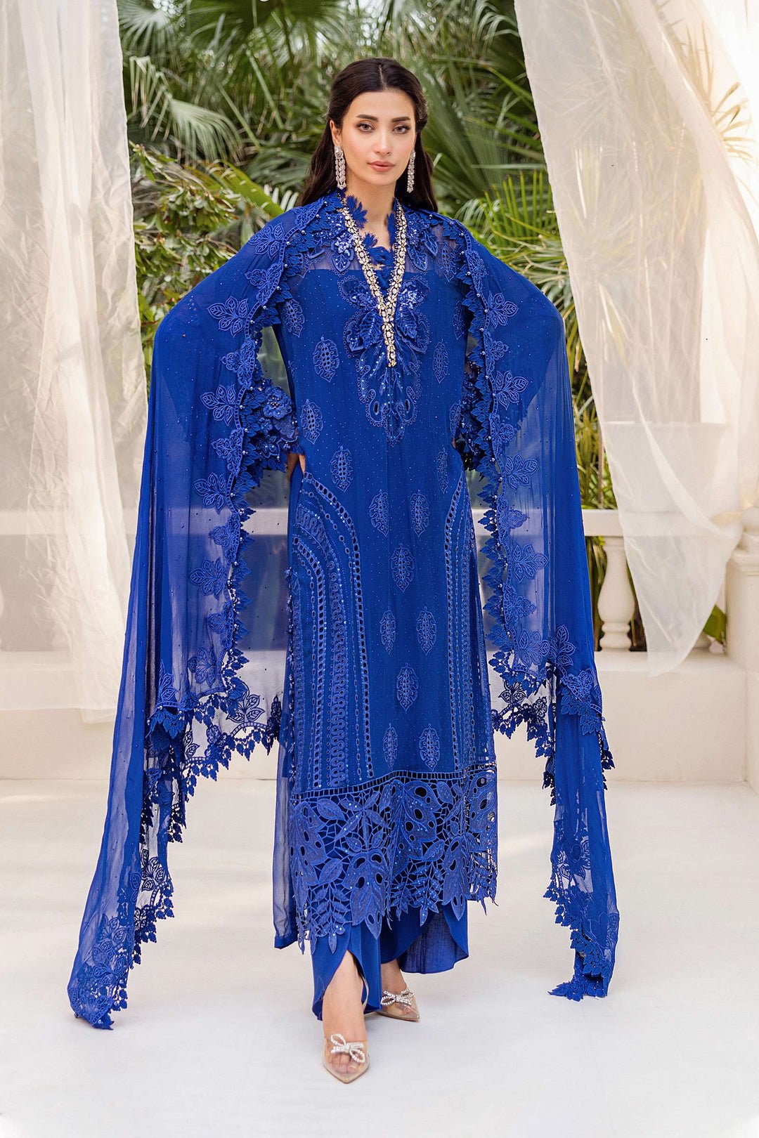 Maria.B Chiffons MPC-25-103 (Cobalt Blue) - Eemie's Studio