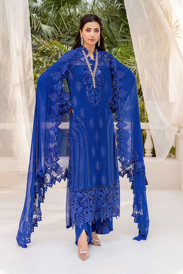 Maria.B Chiffons MPC-25-103 (Cobalt Blue) - Eemie's Studio