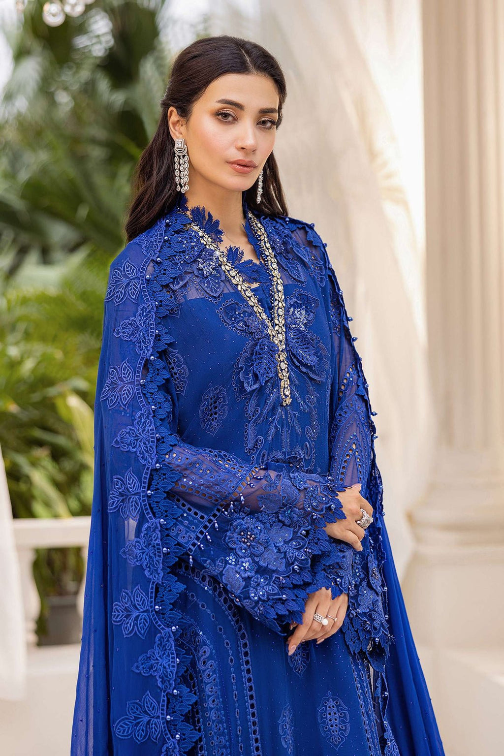 Maria.B Chiffons MPC-25-103 (Cobalt Blue) - Eemie's Studio