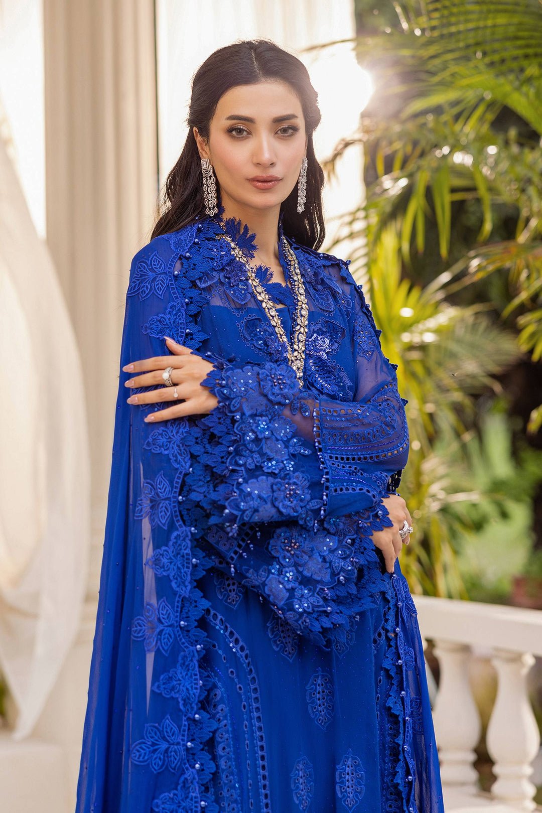 Maria.B Chiffons MPC-25-103 (Cobalt Blue) - Eemie's Studio