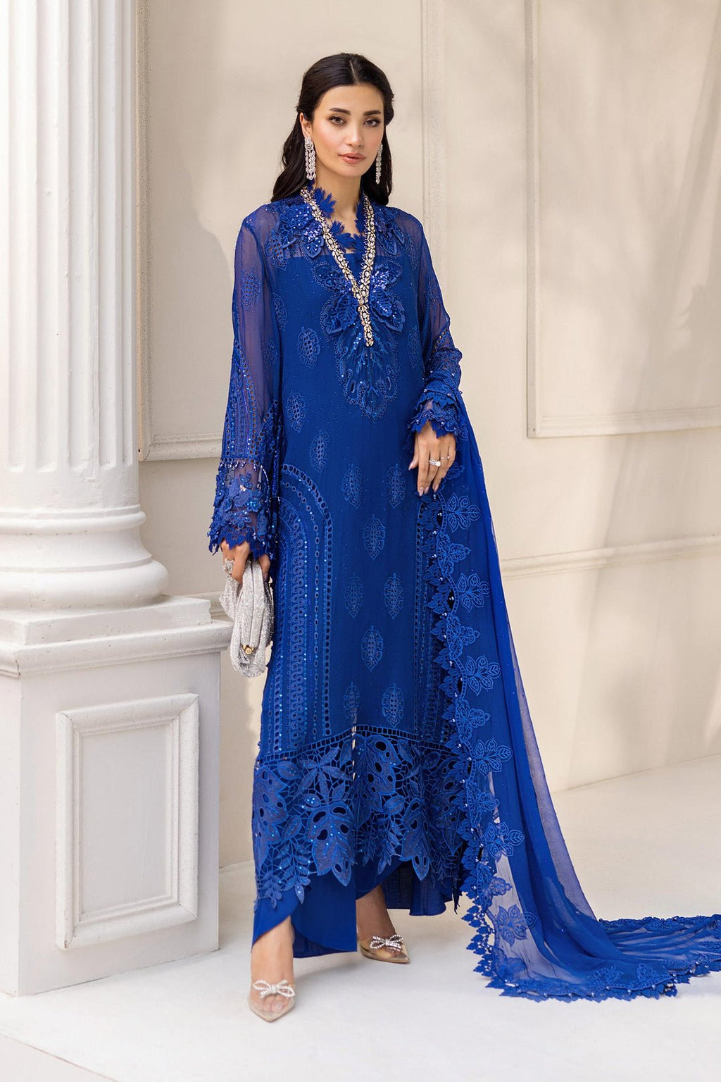 Maria.B Chiffons MPC-25-103 (Cobalt Blue) - Eemie's Studio