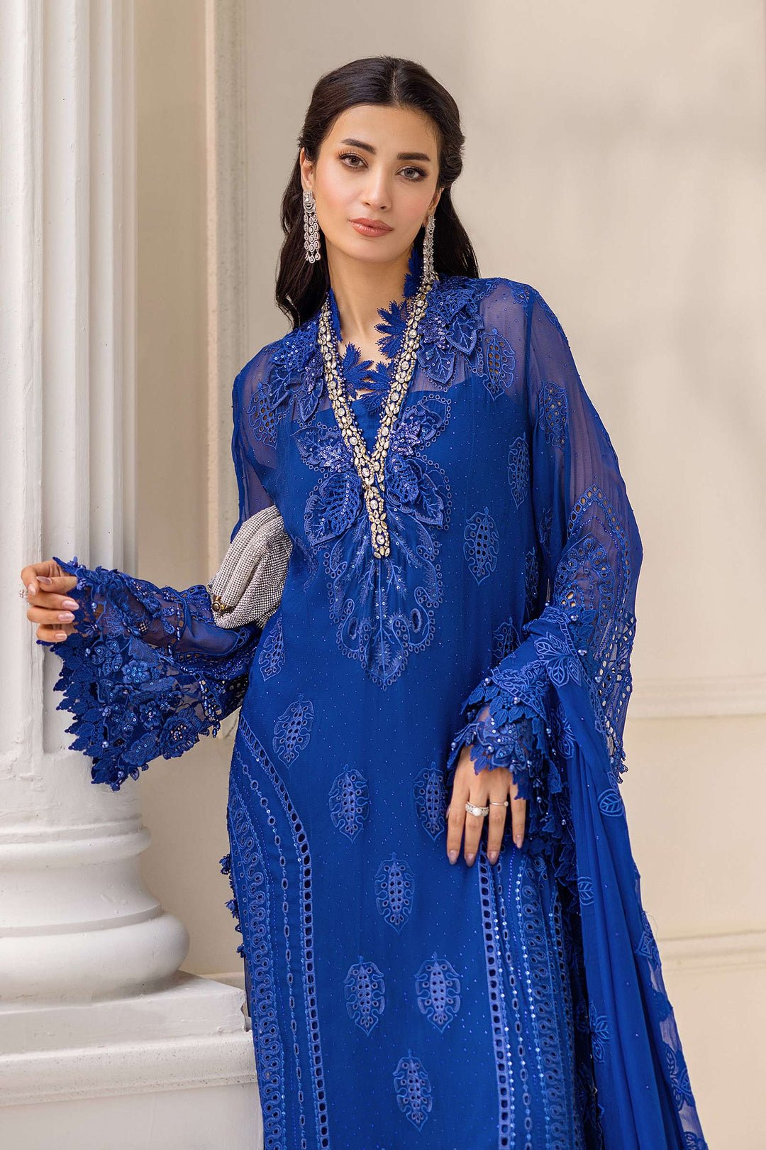 Maria.B Chiffons MPC-25-103 (Cobalt Blue) - Eemie's Studio