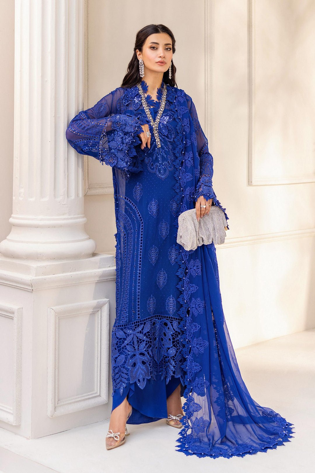 Maria.B Chiffons MPC-25-103 (Cobalt Blue) - Eemie's Studio Main image