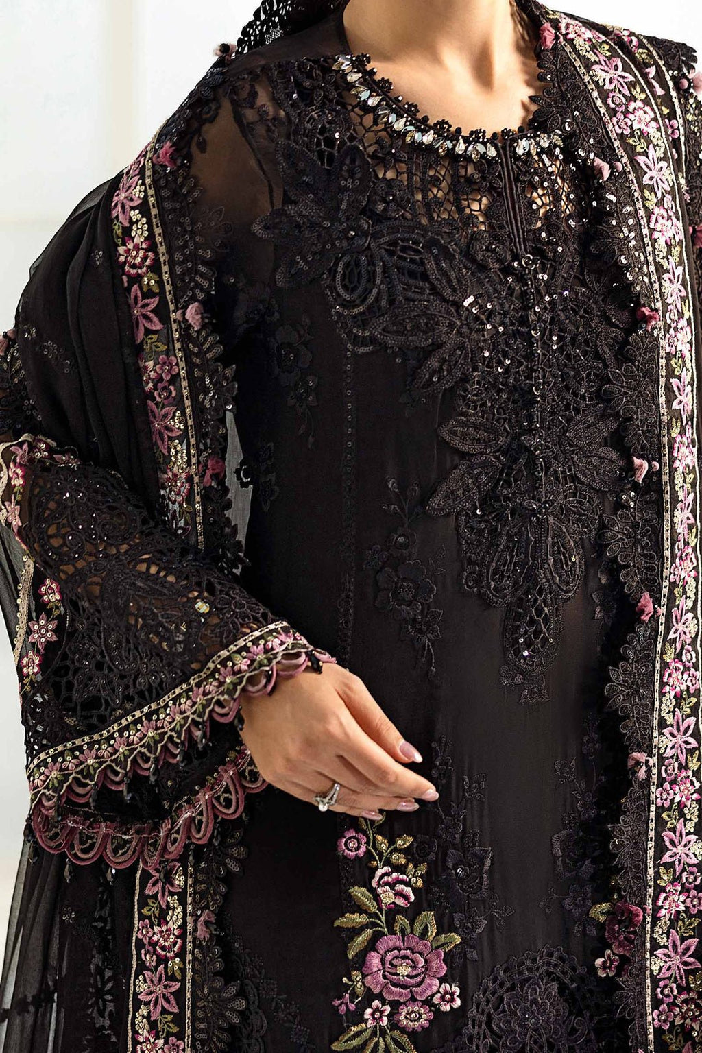 Maria.B Chiffons MPC-25-104 (Black) - Eemie's Studio