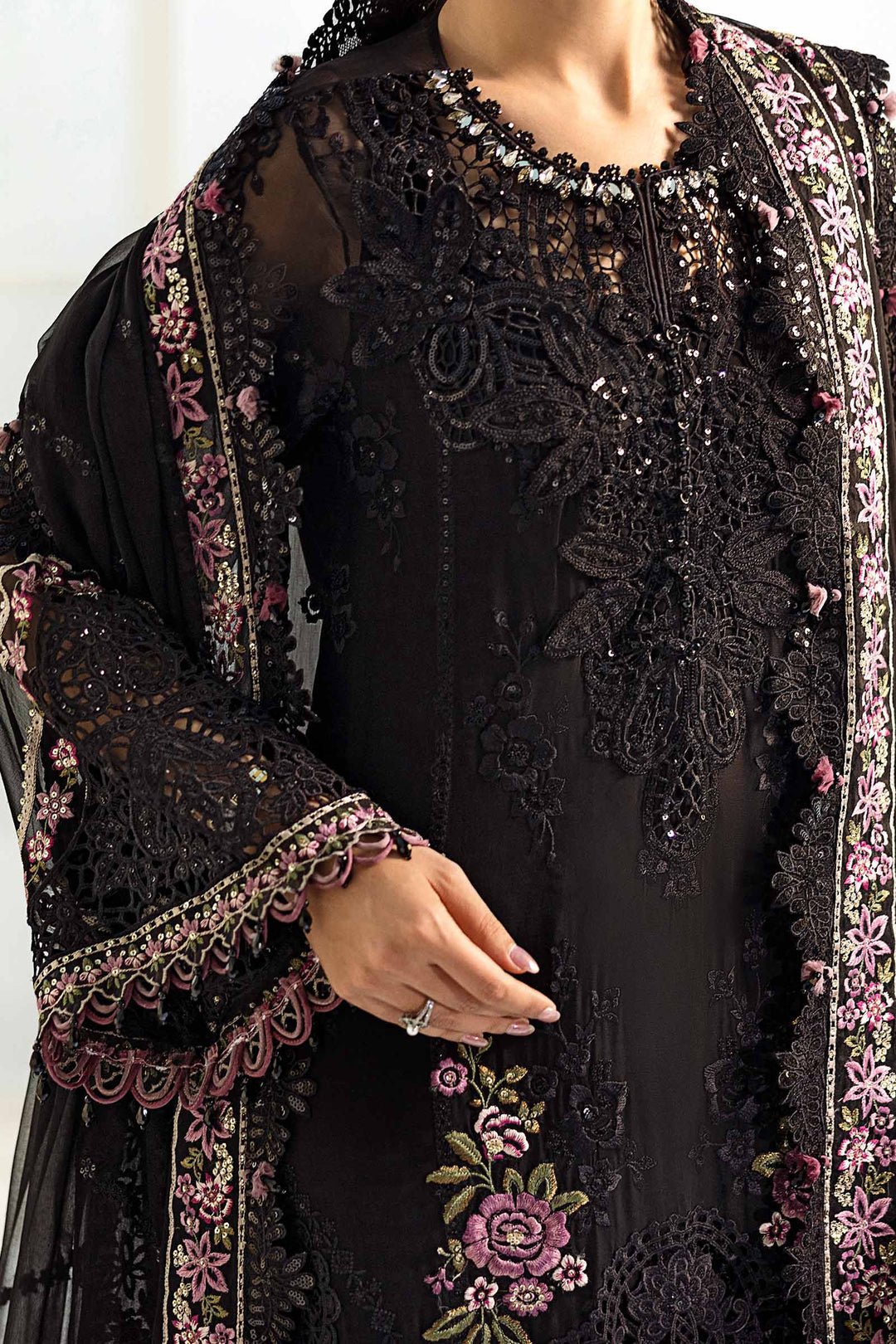 Maria.B Chiffons MPC-25-104 (Black) - Eemie's Studio