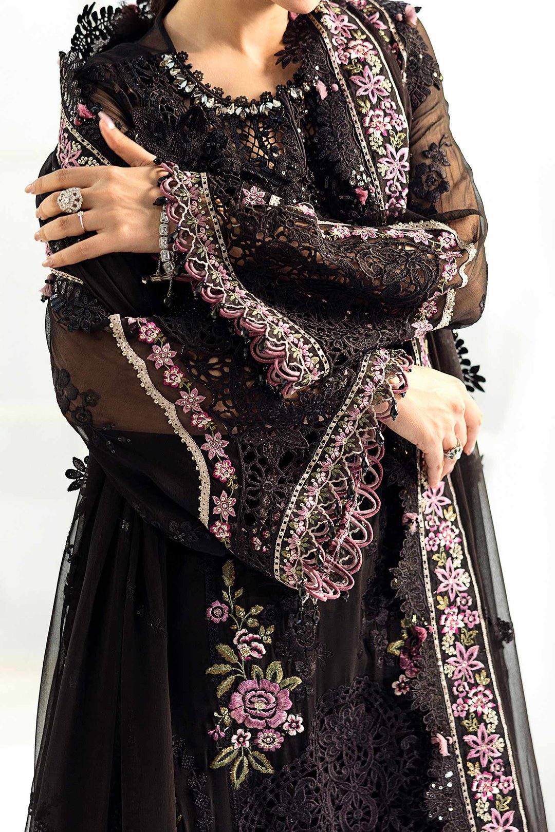 Maria.B Chiffons MPC-25-104 (Black) - Eemie's Studio