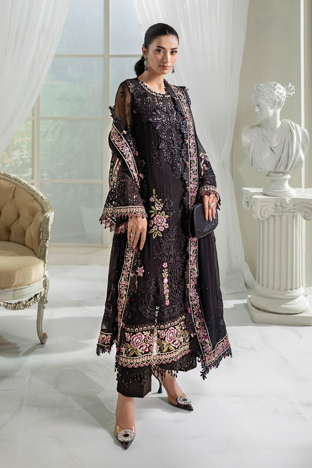 Maria.B Chiffons MPC-25-104 (Black) - Eemie's Studio