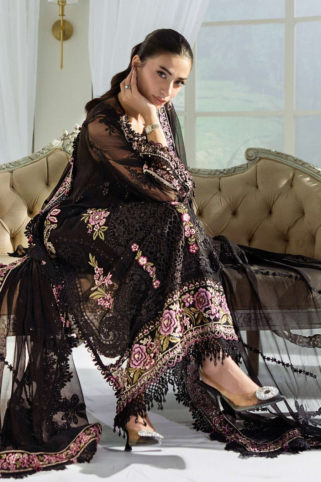 Maria.B Chiffons MPC-25-104 (Black) - Eemie's Studio