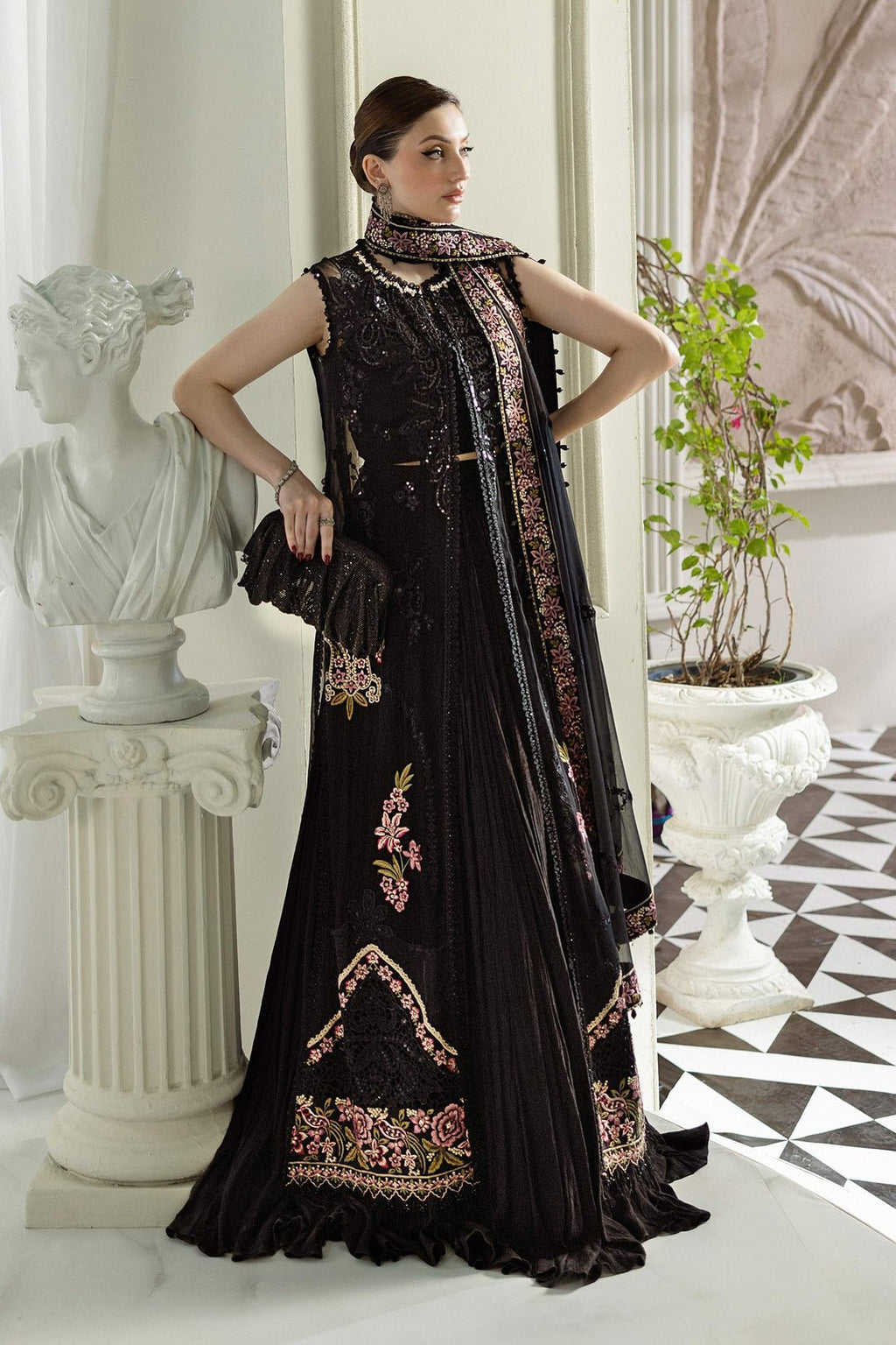 Maria.B Chiffons MPC-25-104 (Black) - Eemie's Studio