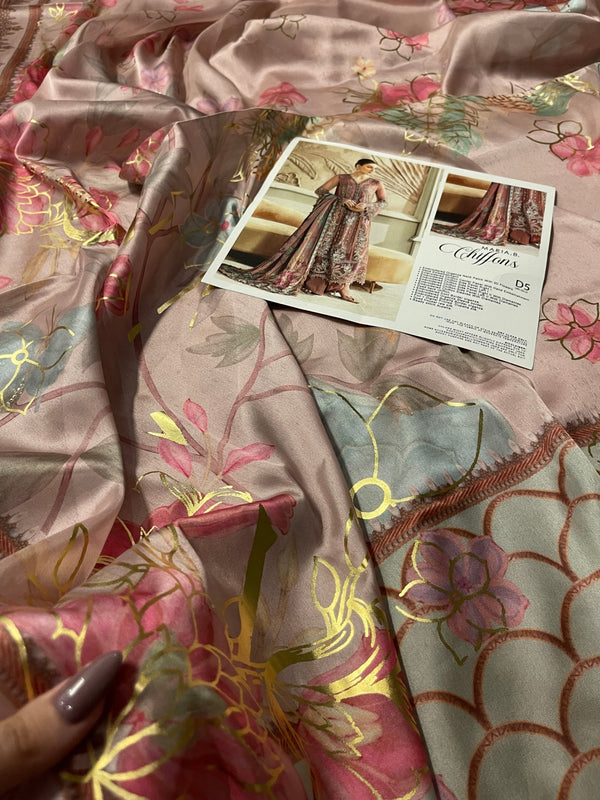 Maria.B Chiffons MPC-25-105 (Tea Pink) - Eemie's Studio