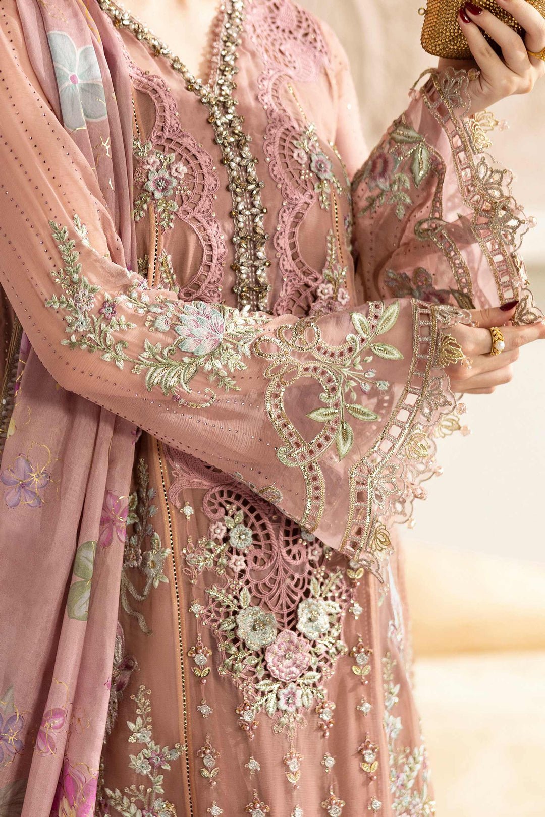 Maria.B Chiffons MPC-25-105 (Tea Pink) - Eemie's Studio