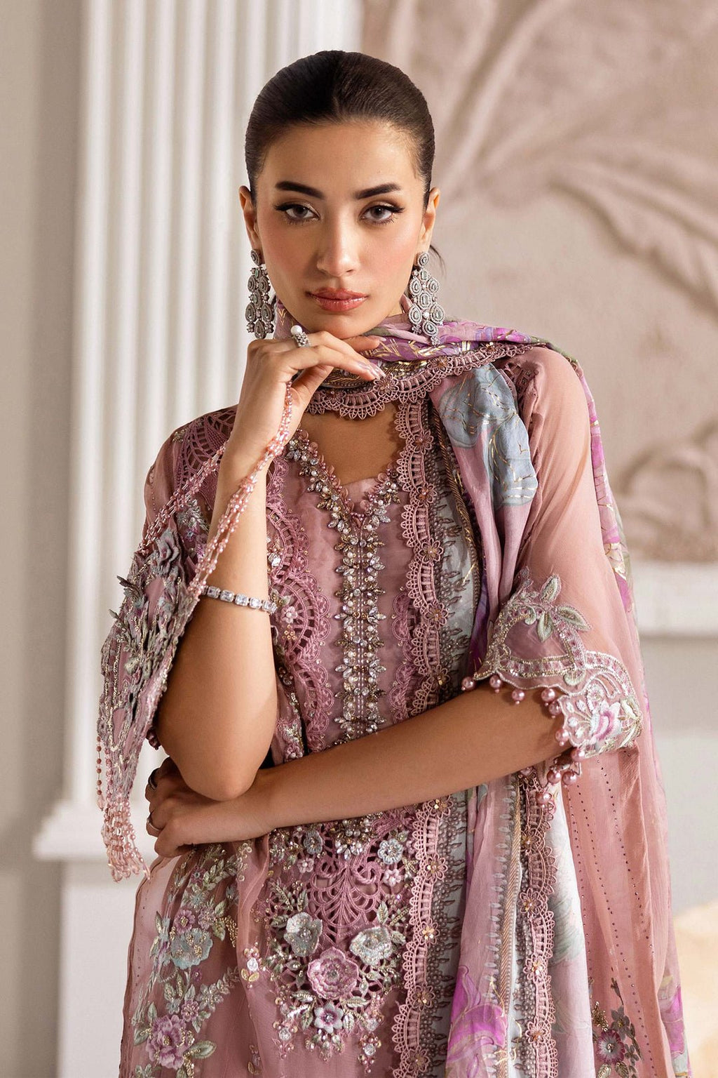 Maria.B Chiffons MPC-25-105 (Tea Pink) - Eemie's Studio