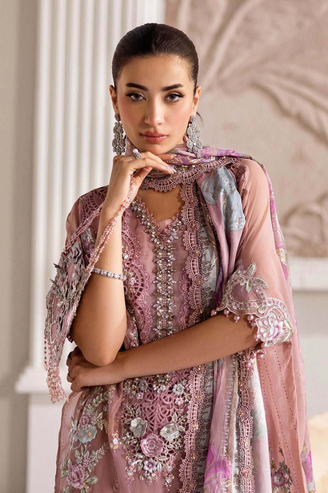 Maria.B Chiffons MPC-25-105 (Tea Pink) - Eemie's Studio