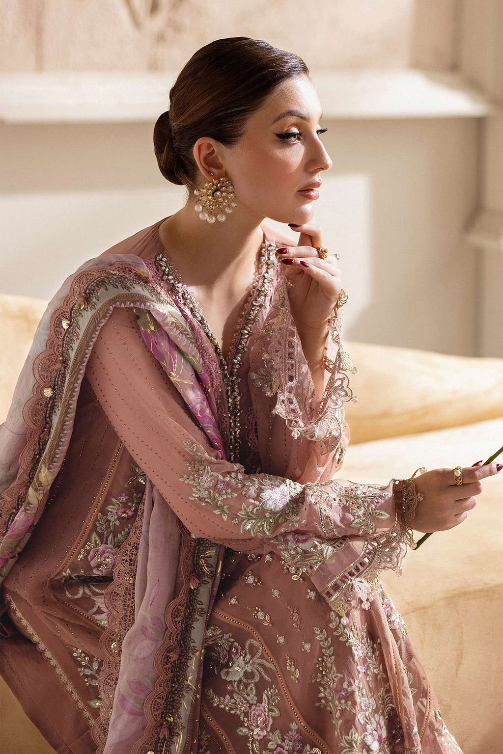 Maria.B Chiffons MPC-25-105 (Tea Pink) - Eemie's Studio