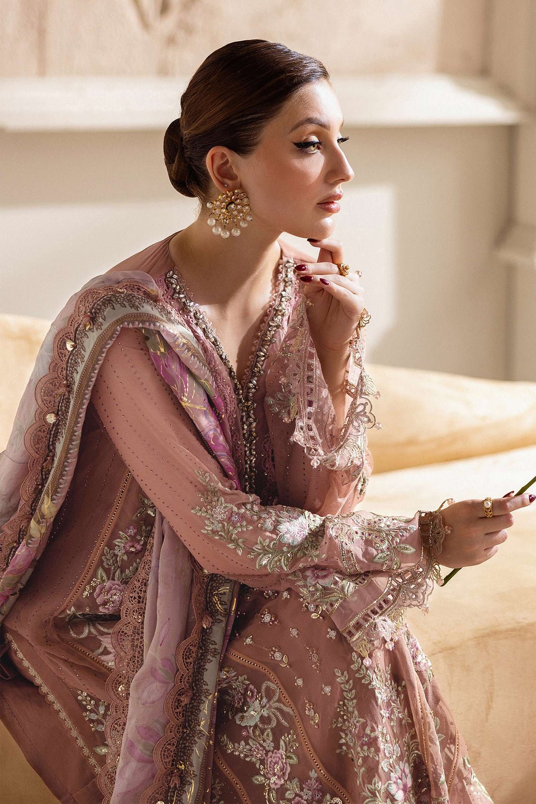Maria.B Chiffons MPC-25-105 (Tea Pink) - Eemie's Studio