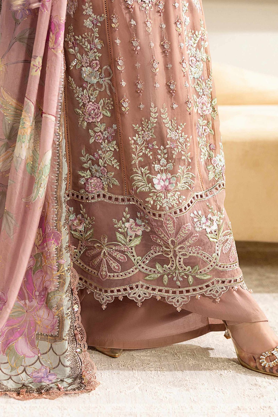 Maria.B Chiffons MPC-25-105 (Tea Pink) - Eemie's Studio