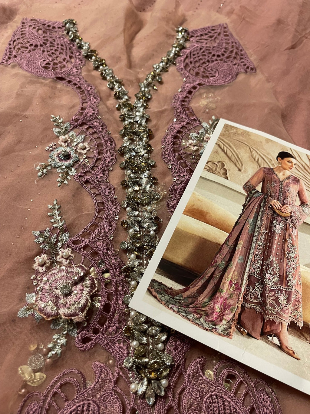 Maria.B Chiffons MPC-25-105 (Tea Pink) - Eemie's Studio