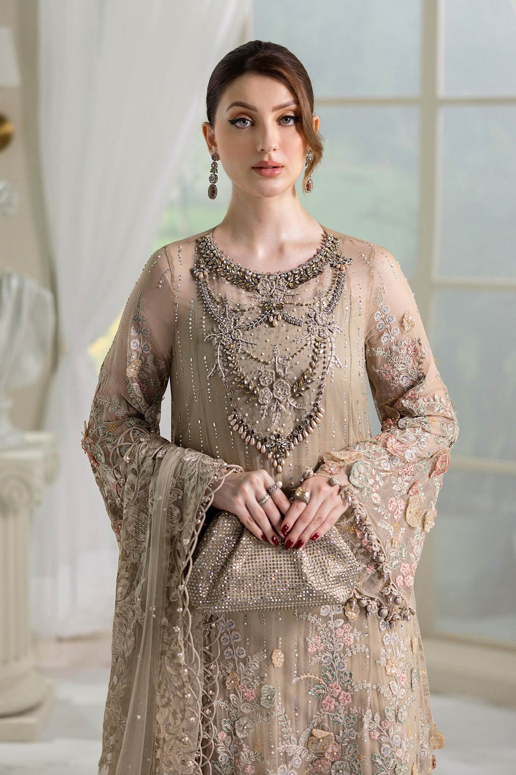 Maria.B Chiffons MPC-25-107 (Beige) - Eemie's Studio