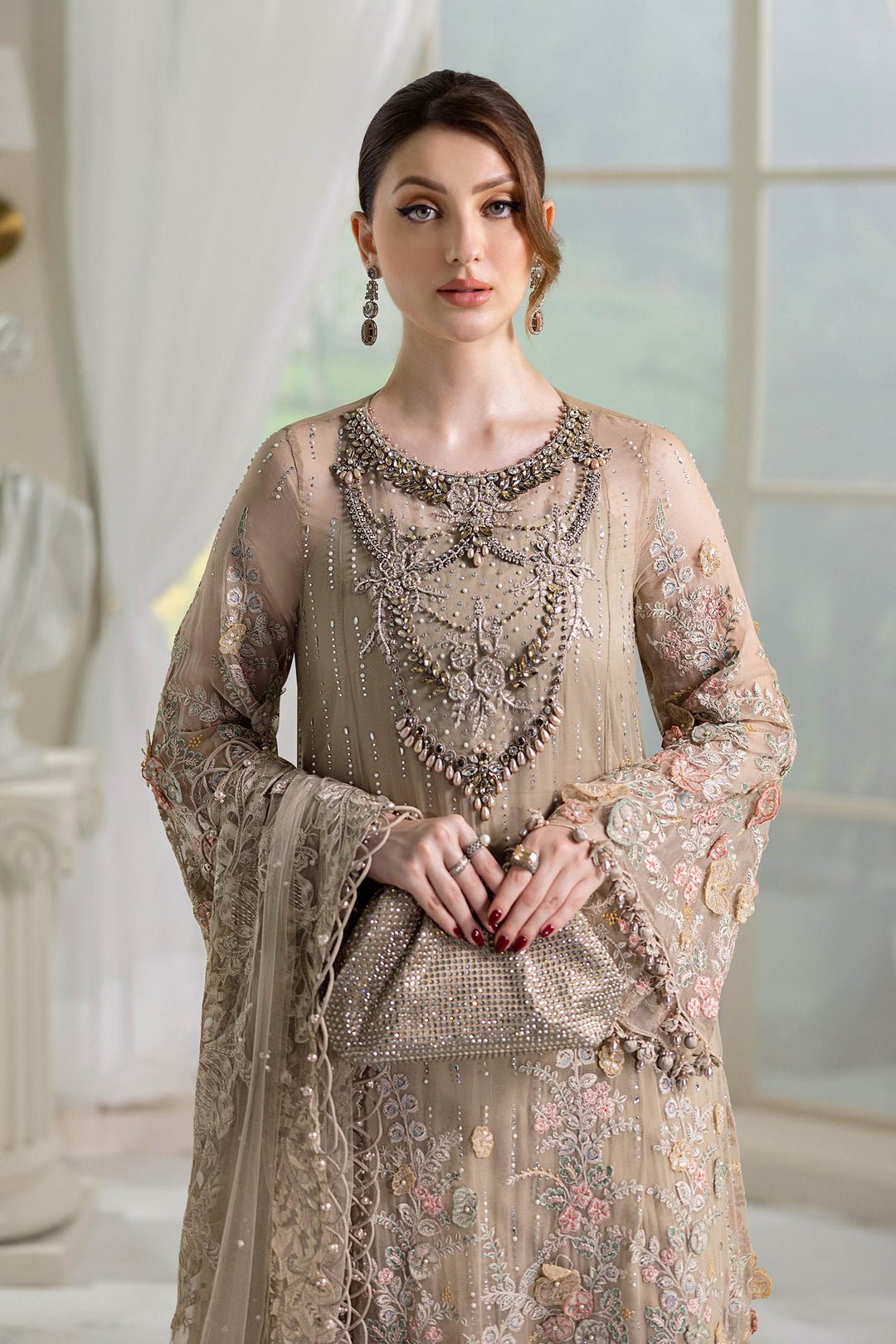 Maria.B Chiffons MPC-25-107 (Beige) - Eemie's Studio