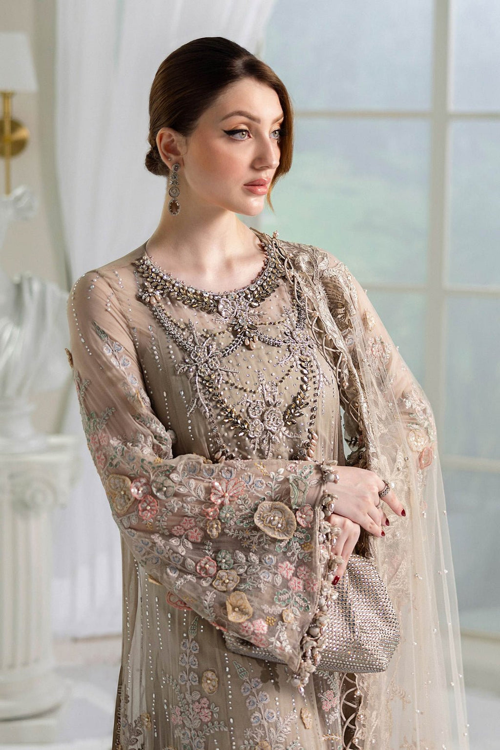 Maria.B Chiffons MPC-25-107 (Beige) - Eemie's Studio