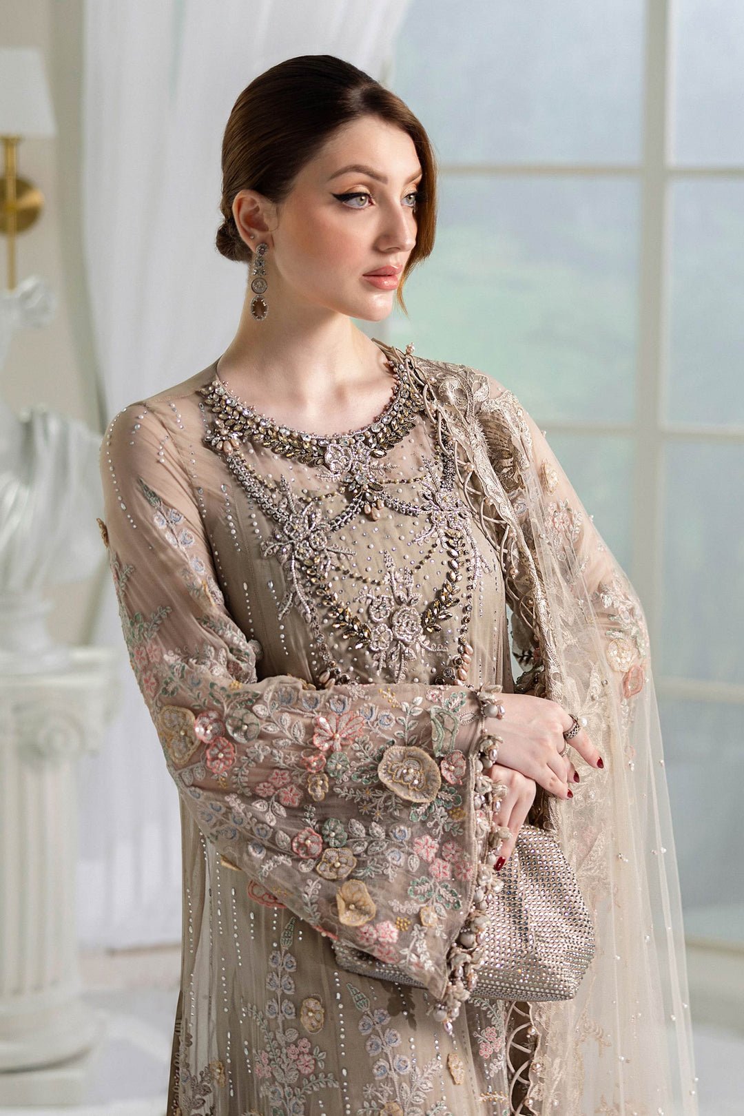 Maria.B Chiffons MPC-25-107 (Beige) - Eemie's Studio
