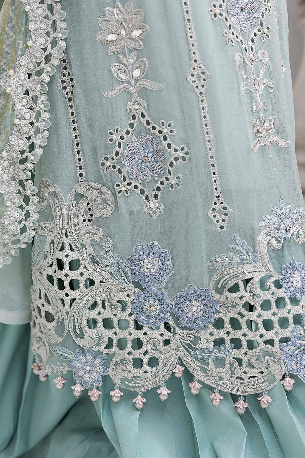 Maria.B Chiffons MPC-25-108 (Aqua) - Eemie's Studio