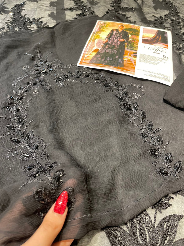 Maria.B Chiffons MPC-26-101-Black - Eemie's Studio