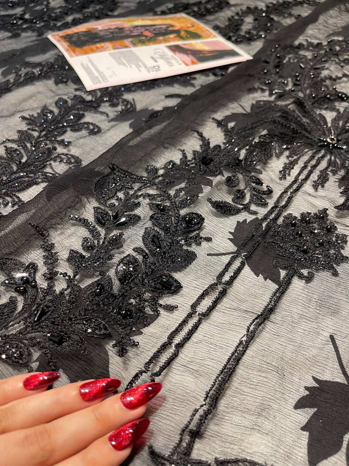Maria.B Chiffons MPC-26-101-Black - Eemie's Studio
