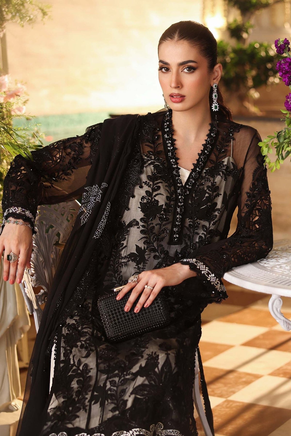 Maria.B Chiffons MPC-26-101-Black - Eemie's Studio