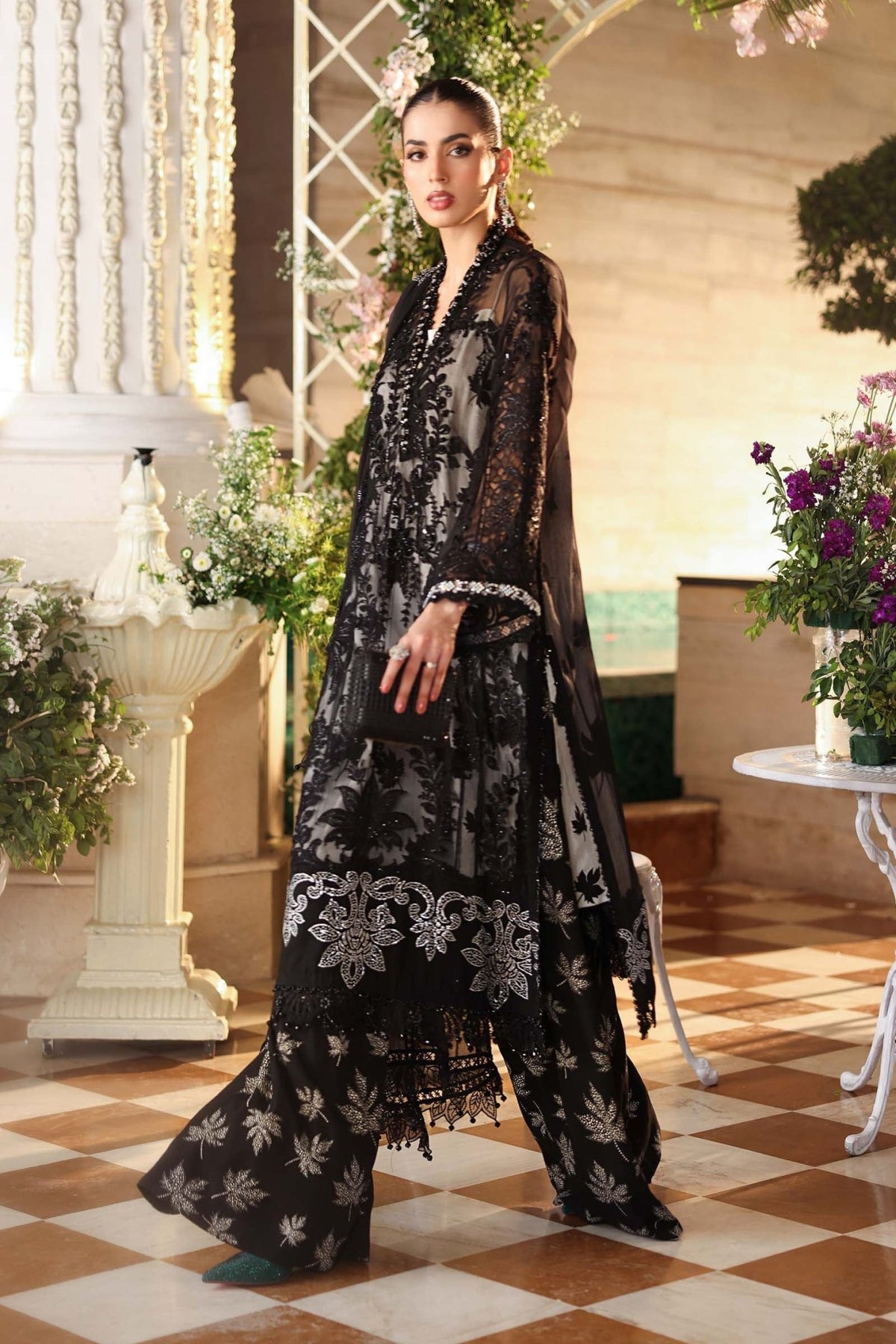 Maria.B Chiffons MPC-26-101-Black - Eemie's Studio