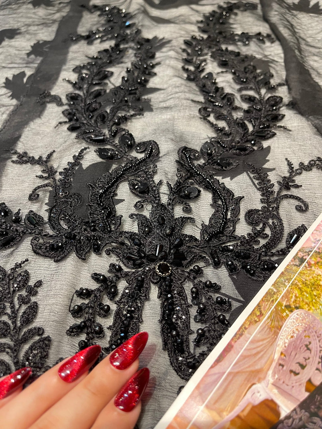 Maria.B Chiffons MPC-26-101-Black - Eemie's Studio