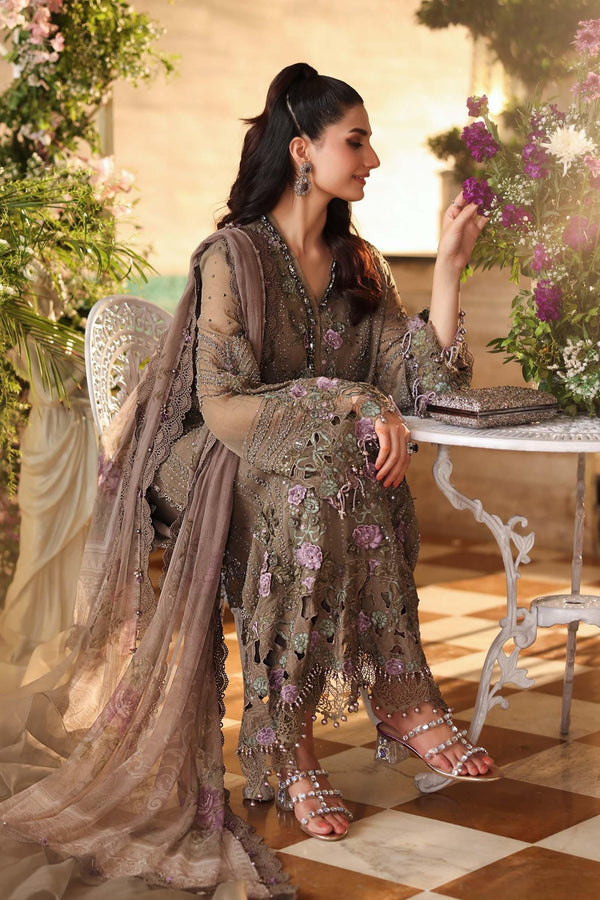 Maria.B Chiffons MPC-26-102-Muted Mocha Brown - Eemie's Studio