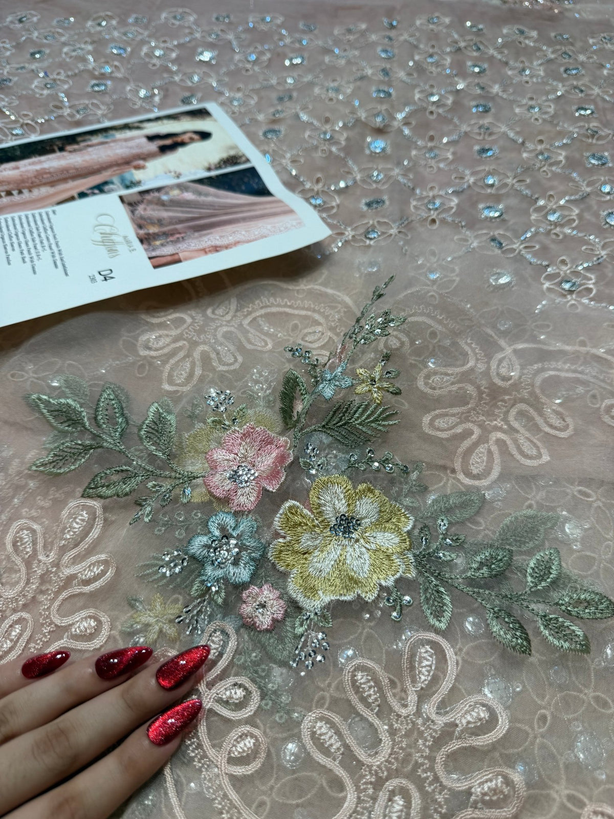 Maria.B Chiffons MPC-26-104-Peach Pink - Eemie's Studio