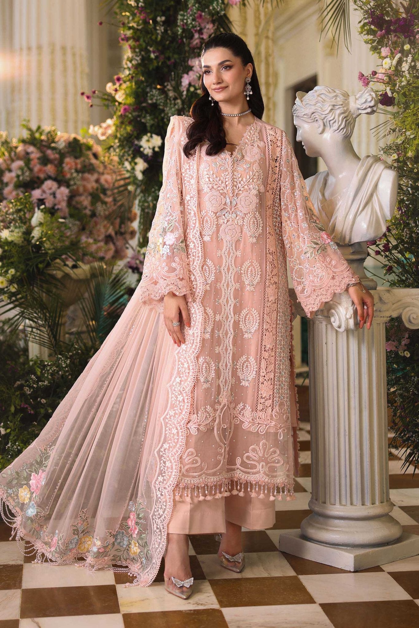 Maria.B Chiffons MPC-26-104-Peach Pink Secondary image
