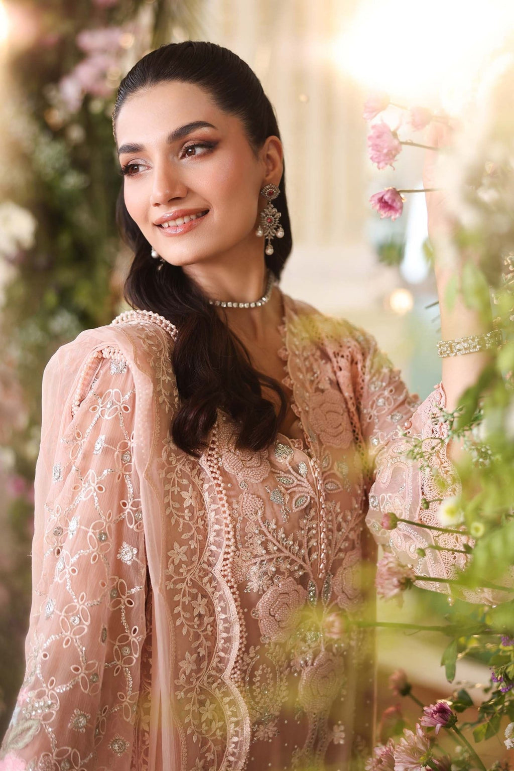Maria.B Chiffons MPC-26-104-Peach Pink - Eemie's Studio